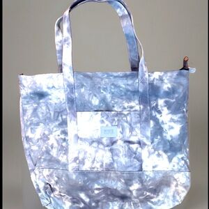 Victoria’s Secret tie-dye blue pink bag no tags never used small tote zipper
